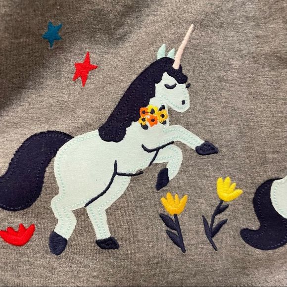 HANNA ANDERSON Appliqué Girls Dress Size 12 - Picture 3 of 5